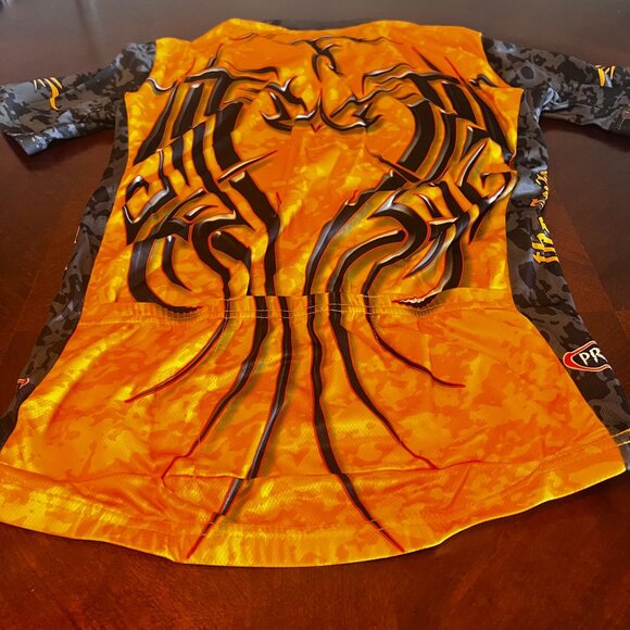 Primal Wear Mens Cycling Jersey The Tribe Design Yellow/Gray S Polyester Short S - Picture 8 of 11